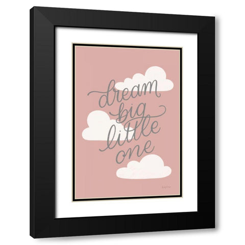 Boho Nursery IV Blush Black Modern Wood Framed Art Print with Double Matting by Thorns, Becky