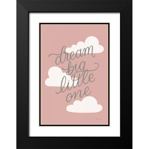 Boho Nursery IV Blush Black Modern Wood Framed Art Print with Double Matting by Thorns, Becky