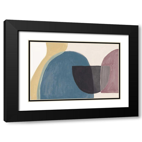 Sandy Balance II Dark Black Modern Wood Framed Art Print with Double Matting by Urban, Mary