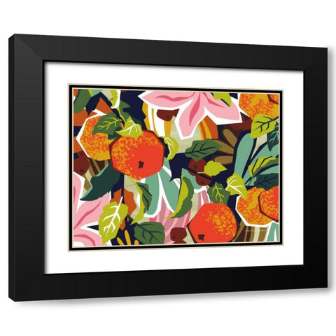 Apple Orchard I Black Modern Wood Framed Art Print with Double Matting by Gallagher, Megan