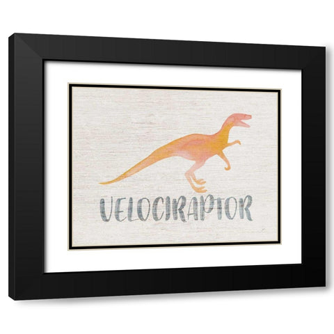 Roar III Black Modern Wood Framed Art Print with Double Matting by Panganiban, Karyn