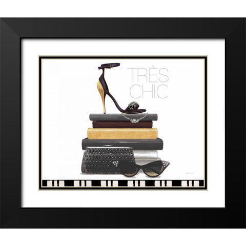 Paris Style III White Black Modern Wood Framed Art Print with Double Matting by Fabiano, Marco