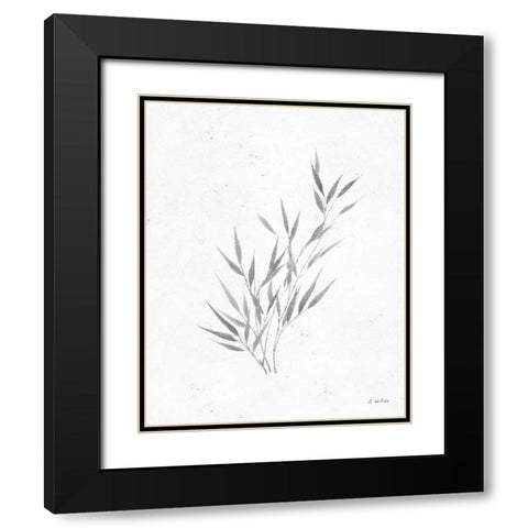 Soft Summer Sketches III Blue Black Modern Wood Framed Art Print with Double Matting by Wiens, James