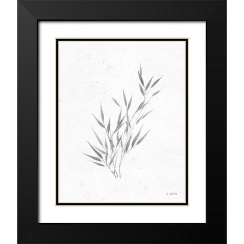 Soft Summer Sketches III Blue Black Modern Wood Framed Art Print with Double Matting by Wiens, James