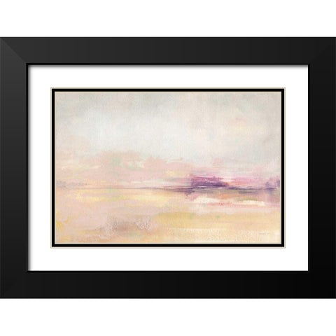 Light on the Water Black Modern Wood Framed Art Print with Double Matting by Nai, Danhui