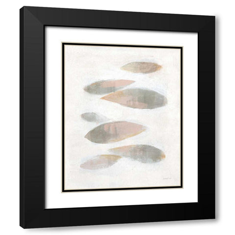 Seven Paces Black Modern Wood Framed Art Print with Double Matting by Nai, Danhui