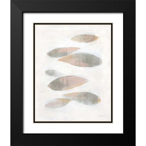 Seven Paces Black Modern Wood Framed Art Print with Double Matting by Nai, Danhui