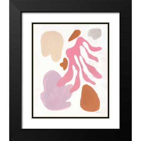 Honoring Matisse Black Modern Wood Framed Art Print with Double Matting by Nai, Danhui