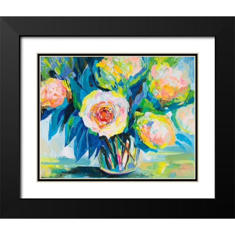 Charm Black Modern Wood Framed Art Print with Double Matting by Vertentes, Jeanette