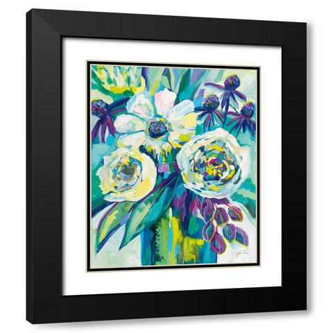 Vision Black Modern Wood Framed Art Print with Double Matting by Vertentes, Jeanette