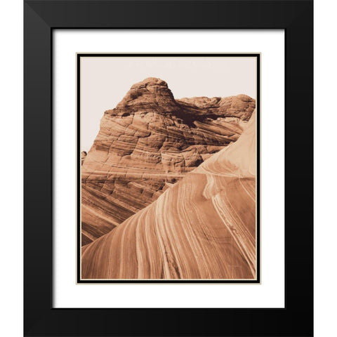 Coyote Buttes I Autumn Black Modern Wood Framed Art Print with Double Matting by Majchrowicz, Alan