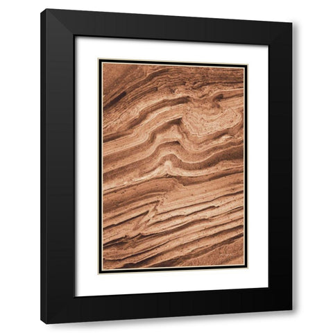 Coyote Buttes IV Autumn Black Modern Wood Framed Art Print with Double Matting by Majchrowicz, Alan