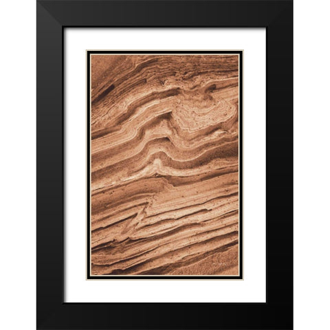 Coyote Buttes IV Autumn Black Modern Wood Framed Art Print with Double Matting by Majchrowicz, Alan
