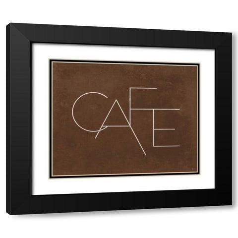 Coffee III Black Modern Wood Framed Art Print with Double Matting by Aiken, Jess