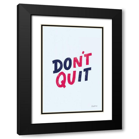 Rise Up IV Black Modern Wood Framed Art Print with Double Matting by Thorns, Becky