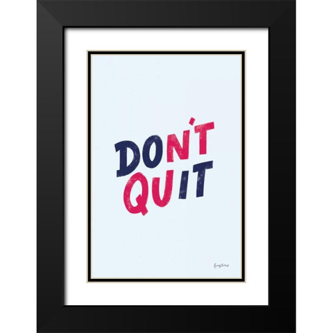 Rise Up IV Black Modern Wood Framed Art Print with Double Matting by Thorns, Becky