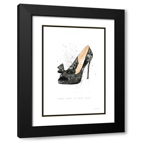 Stiletto Style IV Black Modern Wood Framed Art Print with Double Matting by Charro, Mercedes Lopez