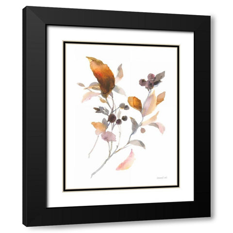 Harvest Cuttings I Black Modern Wood Framed Art Print with Double Matting by Nai, Danhui