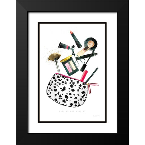 Make it Up I Black Modern Wood Framed Art Print with Double Matting by Charro, Mercedes Lopez