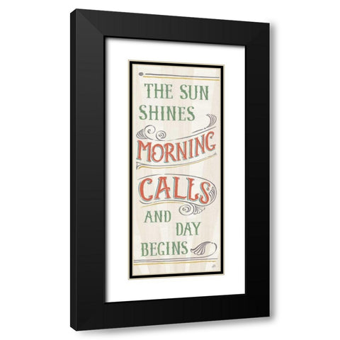 Morning Moment XI Black Modern Wood Framed Art Print with Double Matting by Brissonnet, Daphne