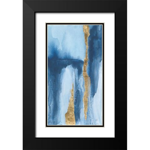 Glacier IV Crop Black Modern Wood Framed Art Print with Double Matting by Paschke, Chris