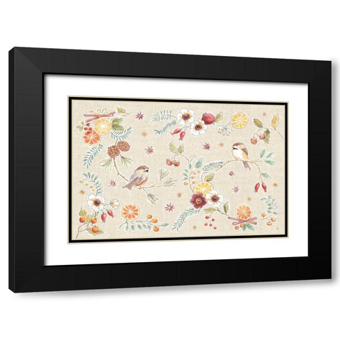 Winter Spice I Black Modern Wood Framed Art Print with Double Matting by Brissonnet, Daphne