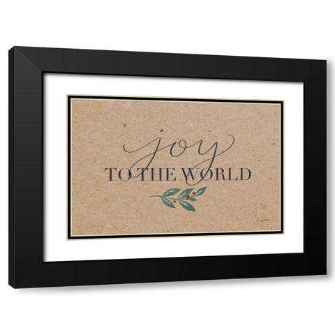Neutral Christmas III Black Modern Wood Framed Art Print with Double Matting by Thorns, Becky