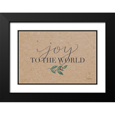 Neutral Christmas III Black Modern Wood Framed Art Print with Double Matting by Thorns, Becky