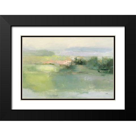 Gentle World Black Modern Wood Framed Art Print with Double Matting by Purinton, Julia