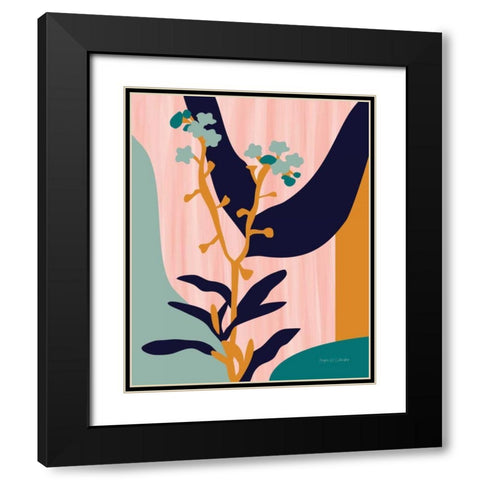 Dont Forget Me Black Modern Wood Framed Art Print with Double Matting by Gallagher, Megan