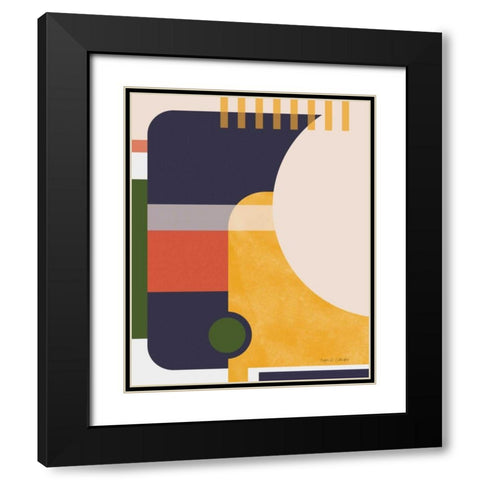 Modern Glam I Black Modern Wood Framed Art Print with Double Matting by Gallagher, Megan