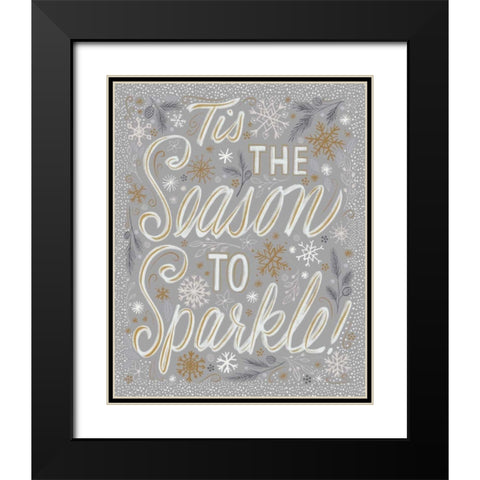 Season to Sparkle I Neutral Black Modern Wood Framed Art Print with Double Matting by Tavoletti, Anne