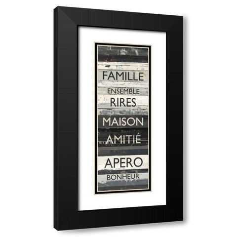 Zephyr Quote III Black Modern Wood Framed Art Print with Double Matting by Schick, Mike