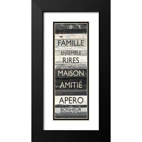 Zephyr Quote III Black Modern Wood Framed Art Print with Double Matting by Schick, Mike