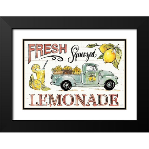 Lemonade Stand I Black Modern Wood Framed Art Print with Double Matting by Tavoletti, Anne