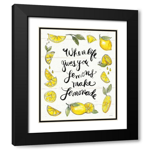 Lemonade Stand VIII Black Modern Wood Framed Art Print with Double Matting by Tavoletti, Anne