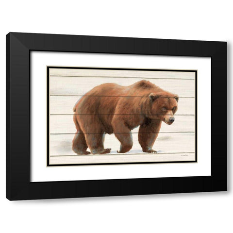 Northern Wild I on Wood Black Modern Wood Framed Art Print with Double Matting by Wiens, James