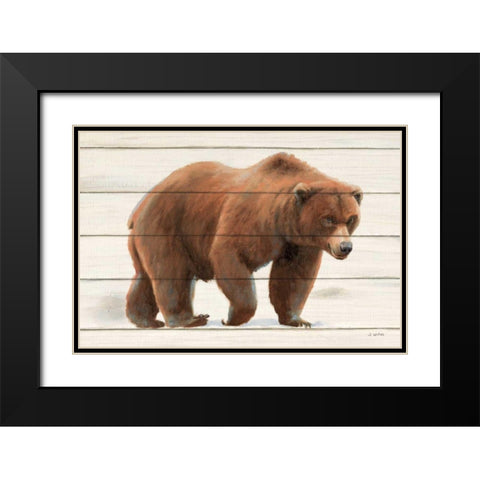 Northern Wild I on Wood Black Modern Wood Framed Art Print with Double Matting by Wiens, James