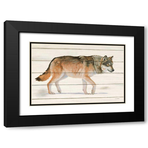 Northern Wild II on Wood Black Modern Wood Framed Art Print with Double Matting by Wiens, James