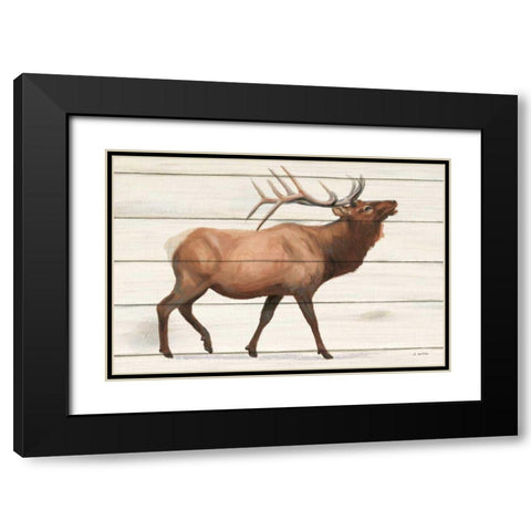 Northern Wild III on Wood Black Modern Wood Framed Art Print with Double Matting by Wiens, James