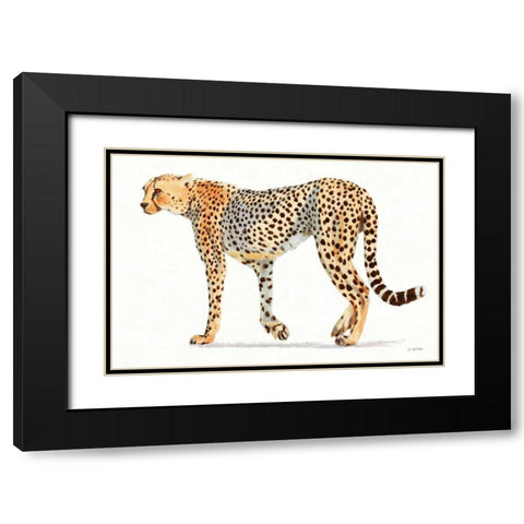 Wild and Free VII Bold Black Modern Wood Framed Art Print with Double Matting by Wiens, James