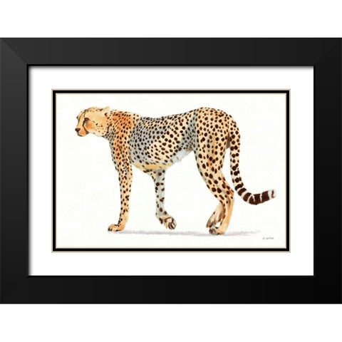 Wild and Free VII Bold Black Modern Wood Framed Art Print with Double Matting by Wiens, James