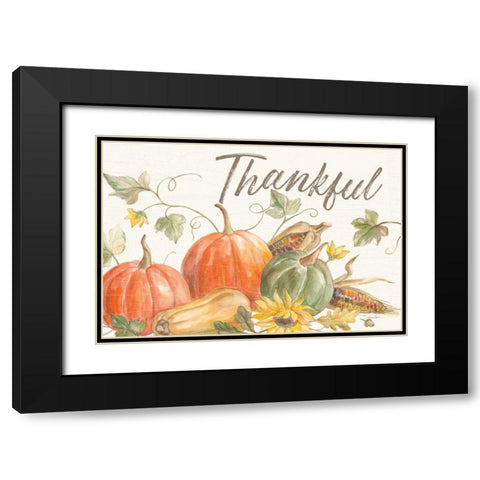Happy Harvest I Black Modern Wood Framed Art Print with Double Matting by Vassileva, Silvia