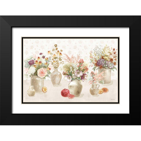 Cottage Charm I Black Modern Wood Framed Art Print with Double Matting by Grove, Beth