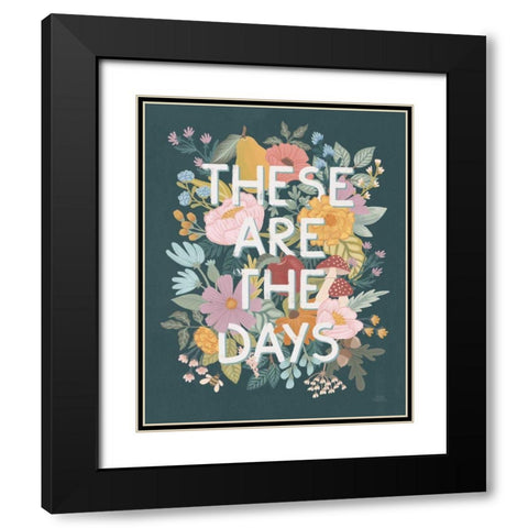 September Sweetness V Black Modern Wood Framed Art Print with Double Matting by Marshall, Laura