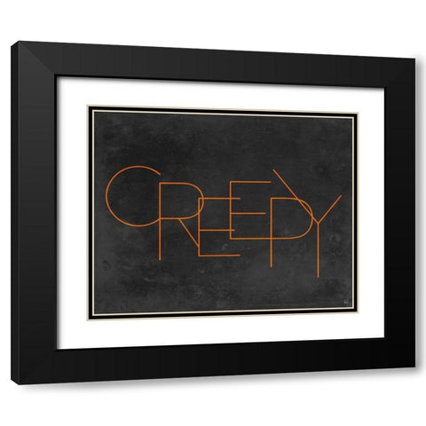 Haunted IV Black Modern Wood Framed Art Print with Double Matting by Aiken, Jess