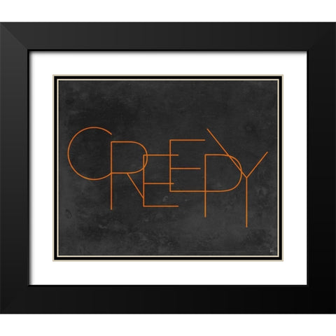 Haunted IV Black Modern Wood Framed Art Print with Double Matting by Aiken, Jess