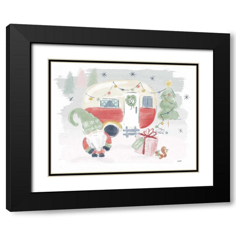 Woodland Wonders III Black Modern Wood Framed Art Print with Double Matting by York, Leah
