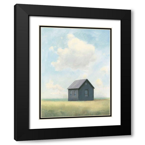 Lonely Landscape III Black Modern Wood Framed Art Print with Double Matting by Wiens, James