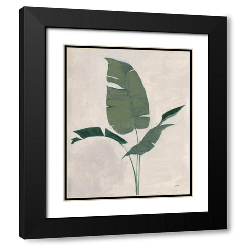 Palm Botanical II Black Modern Wood Framed Art Print with Double Matting by Purinton, Julia